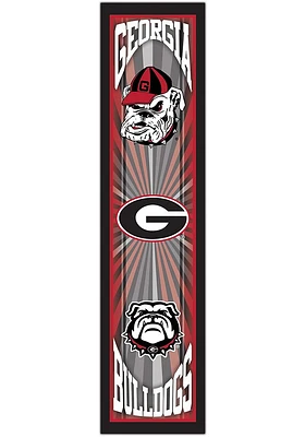 Georgia Bulldogs Throwback Sign - Red