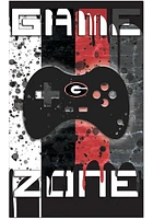 Georgia Bulldogs Grunge Game Zone Sign - Red
