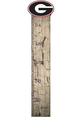 Georgia Bulldogs Growth Chart Sign - Red