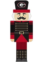 Georgia Bulldogs 31 Inch Nutcracker Leaner Sign - Red