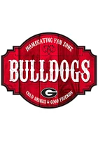 Georgia Bulldogs 24 Inch Homegating Tavern Sign - Red