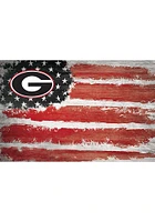 Georgia Bulldogs Flag 17x26 Sign - Red
