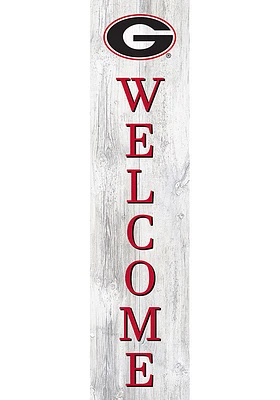 Georgia Bulldogs 48 Inch Welcome Leaner Sign - Red