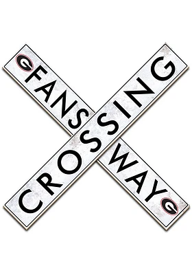 Georgia Bulldogs 48 Inch Fans Way Crossing Wall Art
