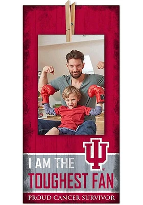 Indiana Hoosiers The Toughest Fan Sign - Red