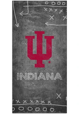 Indiana Hoosiers Chalk Playbook Sign - Red