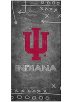 Indiana Hoosiers Chalk Playbook Sign - Red