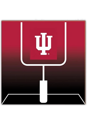 Indiana Hoosiers Goal Gradient Sign - Red