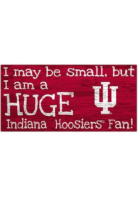 Indiana Hoosiers Huge Fan Sign - Red