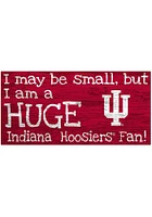 Indiana Hoosiers Huge Fan Sign - Red
