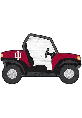 Indiana Hoosiers ATV Cutout Sign - Red