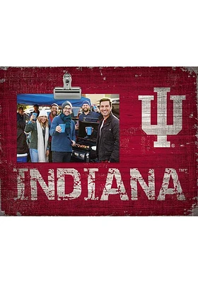 Indiana Hoosiers Team Clip Picture Frame - Red