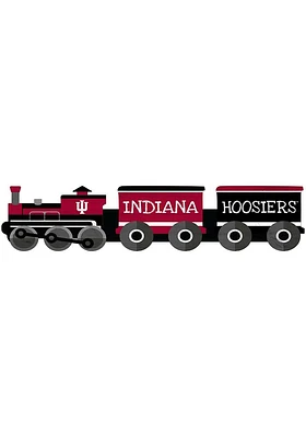 Indiana Hoosiers Train Cutout Sign - Red