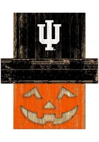 Indiana Hoosiers Pumpkin Head Sign - Red