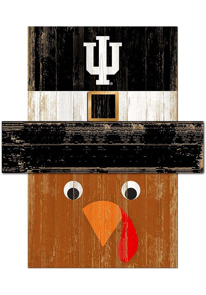Indiana Hoosiers Turkey Head Sign - Red