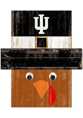 Indiana Hoosiers Turkey Head Sign - Red