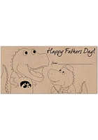 Iowa Hawkeyes Fathers Day Coloring Sign - Black