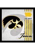 Iowa Hawkeyes Album Sign - Black