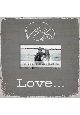 Iowa Hawkeyes Love Picture Picture Frame - Black