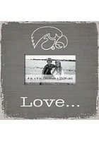 Iowa Hawkeyes Love Picture Picture Frame - Black