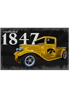 Iowa Hawkeyes Established Truck Sign - Black