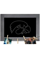 Iowa Hawkeyes Blank Chalkboard Picture Frame - Black
