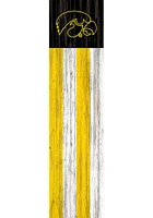 Iowa Hawkeyes 48 Inch Flag Leaner Sign - Black