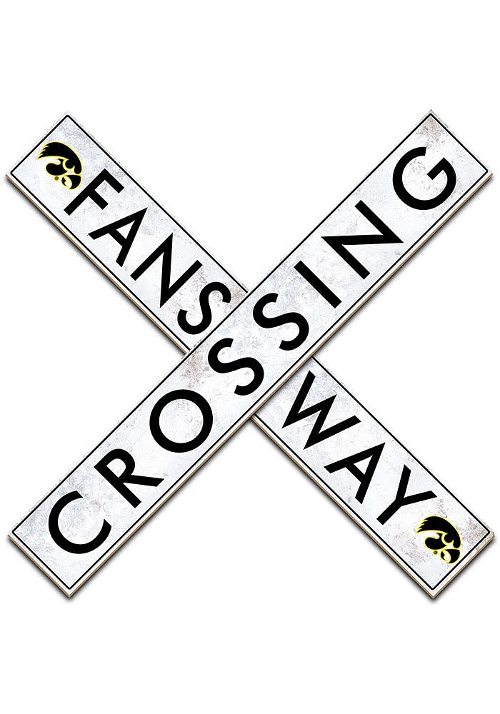 Iowa Hawkeyes 48 Inch Fans Way Crossing Wall Art