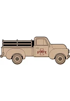 Iowa State Cyclones Truck Coloring Sign - Red