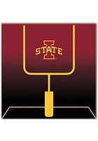 Iowa State Cyclones Goal Gradient Sign - Red