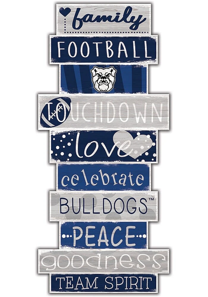 Butler Bulldogs Celebrations Stack 24 Inch Sign - Grey