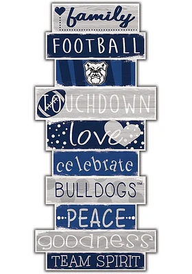 Butler Bulldogs Celebrations Stack 24 Inch Sign - Grey