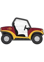 Iowa State Cyclones ATV Cutout Sign - Red
