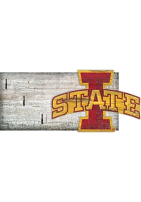 Iowa State Cyclones Key Holder Sign - Red
