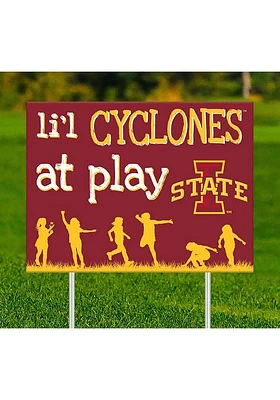 Iowa State Cyclones Little Fans at Play Yard Sign - Red