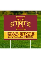 Iowa State Cyclones Team Yard Sign - Red