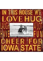 Iowa State Cyclones In This House 10x10 Picture Frame - Red