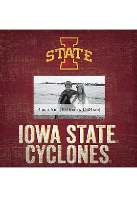 Iowa State Cyclones Team 10x10 Picture Frame - Red