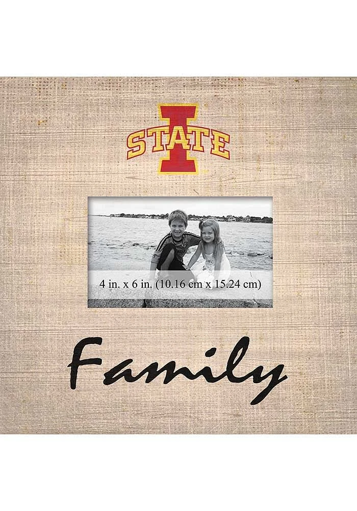 Iowa State Cyclones Family Picture Picture Frame - Red