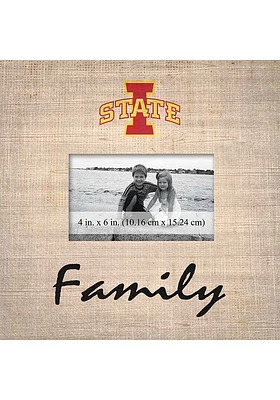 Iowa State Cyclones Family Picture Picture Frame - Red