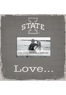 Iowa State Cyclones Love Picture Picture Frame - Red
