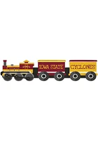 Iowa State Cyclones Train Cutout Sign - Red