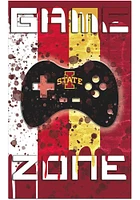 Iowa State Cyclones Grunge Game Zone Sign - Red