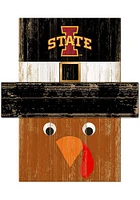 Iowa State Cyclones Turkey Head Sign - Red