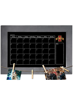 Iowa State Cyclones Monthly Chalkboard Picture Frame - Red