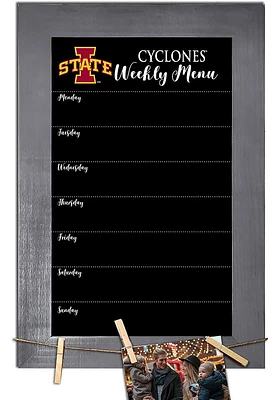 Iowa State Cyclones Weekly Chalkboard Picture Frame - Red
