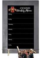 Iowa State Cyclones Weekly Chalkboard Picture Frame - Red