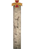 Iowa State Cyclones Growth Chart Sign - Red