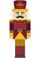 Iowa State Cyclones 31 Inch Nutcracker Leaner Sign - Red