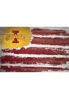 Iowa State Cyclones Flag 17x26 Sign - Red